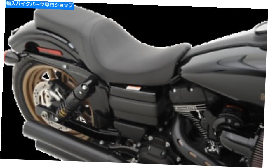 シート ドラッグレザーレザーシート06-17ハーリーダイナFXDF FXDC Drag Specialties Low Profile Predator Leather Seat 06-17 Harley DYNA FXDF FXDC【並行輸入品】
