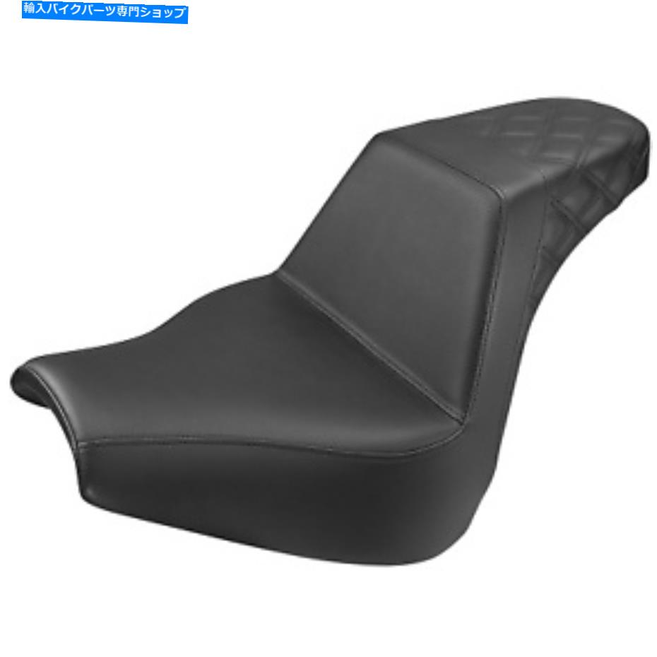 シート Saddlemen - 818-31-173 - ステップアップLSシート、リア - ブラックハーレー - ダビッドソンソフトB Saddlemen - 818-31-173 - Step Up LS Seat, Rear - Black Harley-Davidson Softail B【並行輸入品】