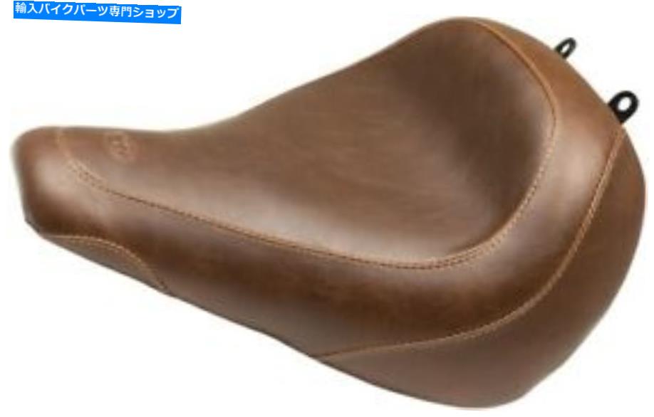 シート 18-19 HD FLFB Fat Boyのためのトリッペル滑らかな広い茶色のソロシートマスタング83020 Tripper Smooth Wide Brown Solo Seat Mustang 83020 For 18-19 HD FLFB Fat Boy【並行輸入品】