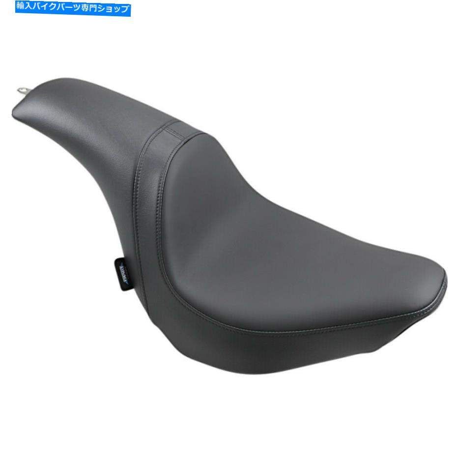 シート Drag Specialties Predator 2アップシート - スムーズ - ソーラーレザー（ブラック）0802-1182 Drag Specialties Predator 2-Up Seat - Smooth - Solar Leather (Black) 0802-1182【並行輸入品】