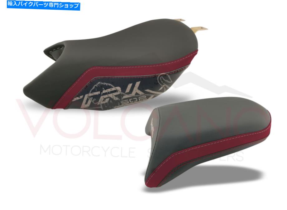 シート Benelli Trk 502 x火山デザインシートカバーMaroon BN007CB193アンチスリップ Benelli Trk 502 X Volcano Design Seat Cover Maroon Bn007Cb193 Anti Slip【並行輸入品】