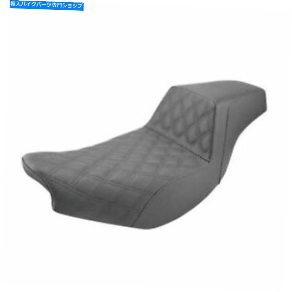 シート サドルメンステップアップシート - ドライバーラティスステッチ - ブラックI14-07-172 SADDLEMEN STEP UP SEAT - DRIVER LATTICE STITCHED - BLACK I14-07-172【並行輸入品】|Us Custom Parts Shop USDM