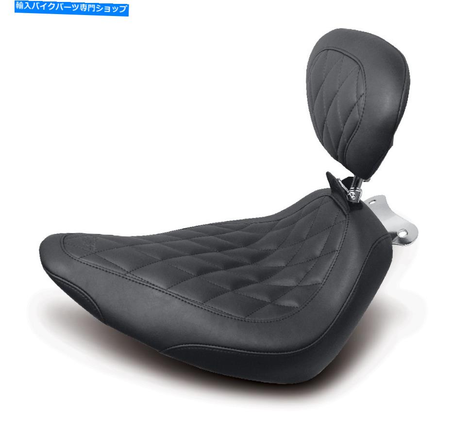 シート マスタングワイドトリッパーブラックダイヤモンドソロシートDBR 2000-2003 HDヘリテージスプリンガー Mustang Wide Tripper Black Diamond Solo Seat DBR 2000-2003 HD Heritage Springer【並行輸入品】