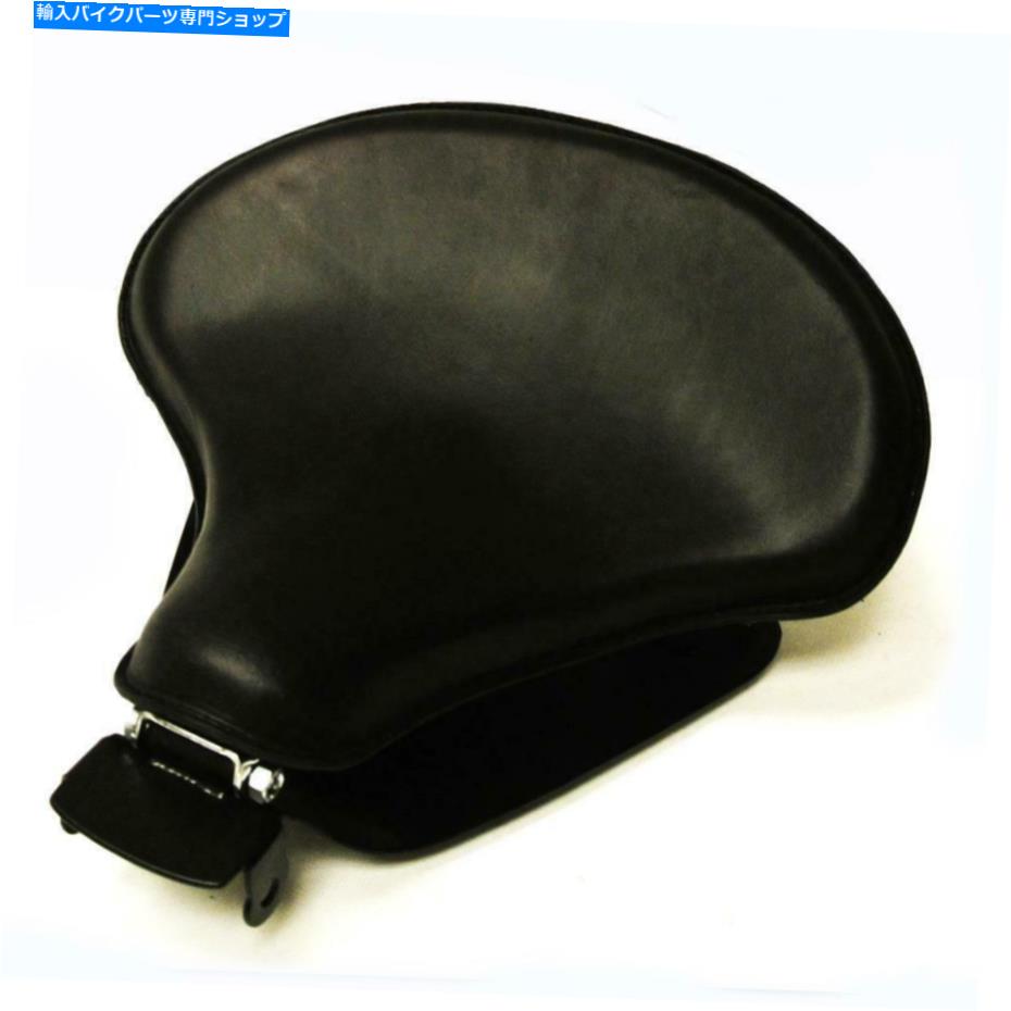 シート 2010-2021ハーリースポーツスタースプリングシートブラックレザー15x14トラクターマウントキット 2010-2021 Harley Sportster Spring Seat Black Leather 15x14 Tractor Mounting Kit【並行輸入品】