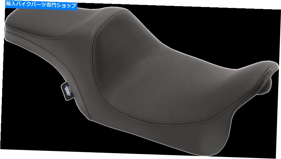 シート ドラッグスペシャリーブラックビニール捕食者シート08-19ハーリーツーリングFLHR FLHX Drag Specialties Black Vinyl Predator Seat for 08-19 Harley Touring FLHR FLHX【並行輸入品】