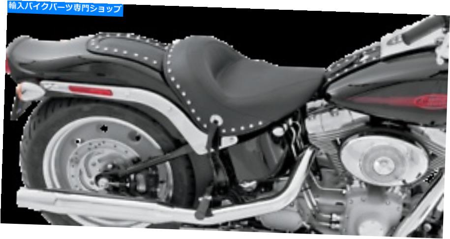 シート マスタングビニールワイドスタッドドバイクソロシート06-17ハーレーソフトFXST FLSTFI Mustang Vinyl Wide Studded Motorcycle Solo Seat 06-17 Harley Softail FXST FLSTFI【並行輸入品】｜Us Custom Parts Shop USDM