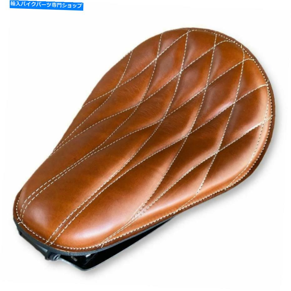 シート 1982-2003ハーレースポーツスタースプリングシート11x14砂漠タンジアレザーマウントキット 1982-2003 Harley Sportster Spring Seat 11x14 Desert Tan Dia Leather Mounting Kit【並行輸入品】