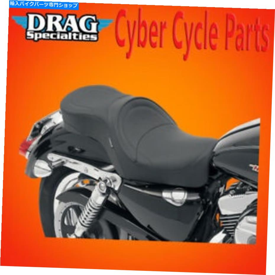 シート Drag Specialtiesロープロファイルツーリングシート Drag Specialties LOW-PROFILE TOURING SEATS【並行輸入品】