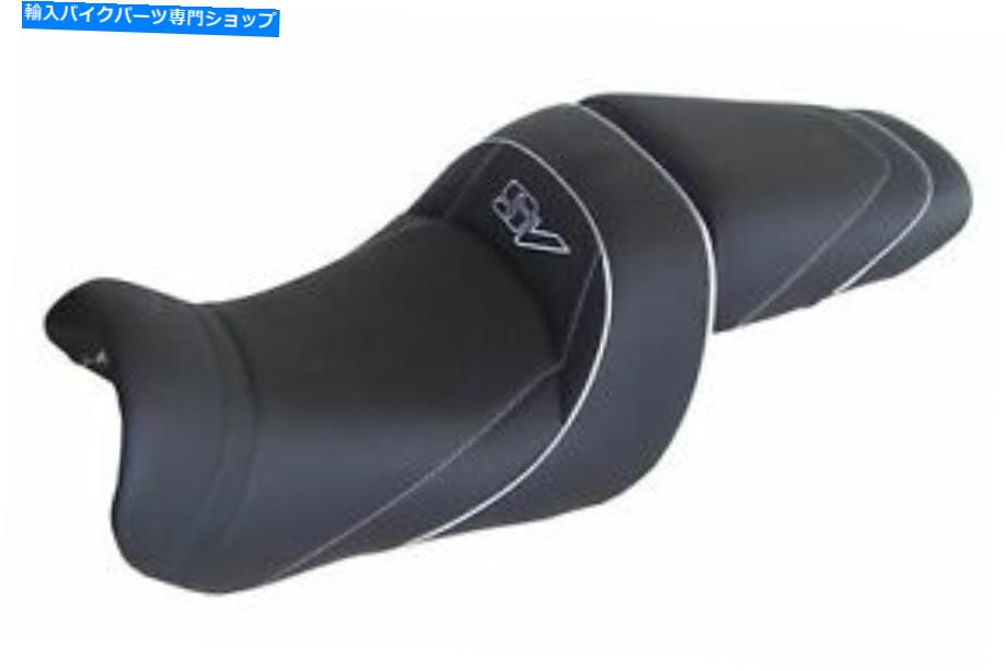 シート スズキSV 650 S / N 03-05トップ販売者デラックスシートコンフォートブラックホワイト1103S Road SUZUKI SV 650 S/N 03-05 Top Sellerie Deluxe seat Comfort Black White 1103S Road【並行輸入品】|Us Custom Parts Shop USDM