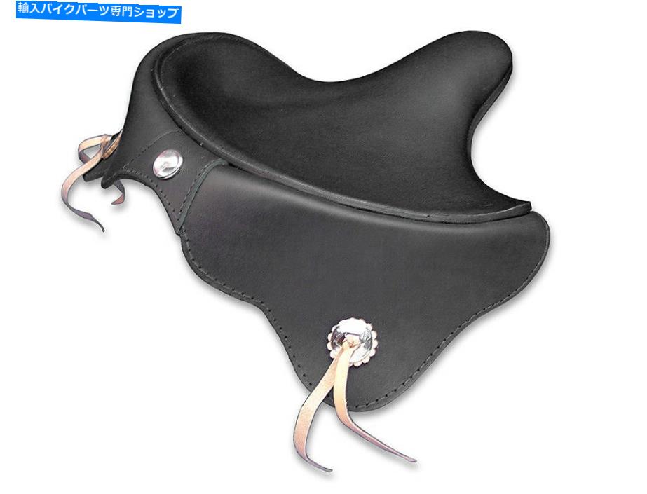 シート スカートが付いている黒い革ソロの座席ハーレー - デビッドソン Black Leather Solo Seat with Skirt fits Harley-Davidson【並行輸入品】｜Us Custom Parts Shop USDM
