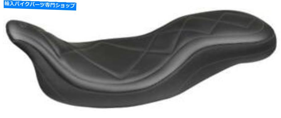 シート ニューマスタングスーパートリプルカーボンシート - 2008-2018ハーリーFLHXストリートグライド New Mustang Super Tripper Carbon Seat - 2008-2018 Harley FLHX Street Glide【並行輸入品】