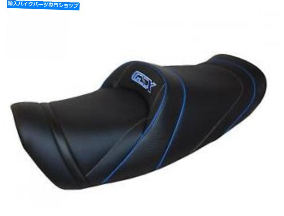 シート Suzuki GSX 1400 2001-2008トップ販売者デラックスシートコンフォートブラックブルースポーツのロゴ Suzuki GSX 1400 2001-2008 Top Sellerie Deluxe seat Comfort Black Blue Sport logo【並行輸入品】|Us Custom Parts Shop USDM