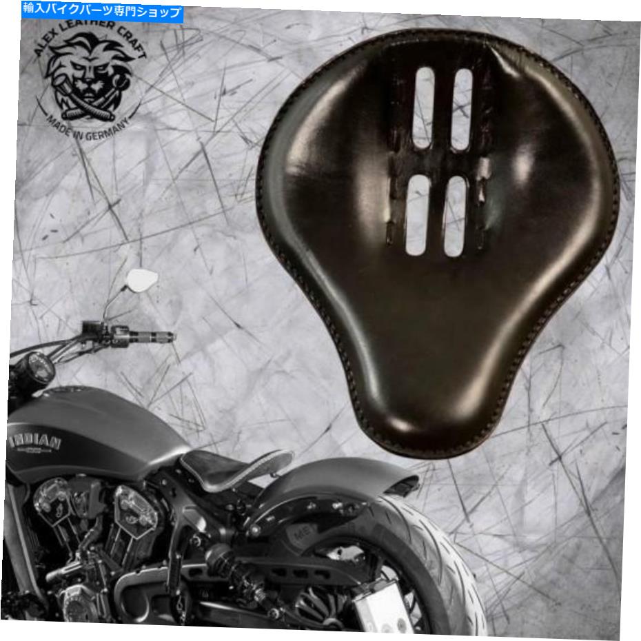 シート Bobber Seat Indian Scout?頂点キット＆スプリングス4Fourth Black Bobber Seat Indian Scout since`17 with mounting kit & springs 4Fourth black【並行輸入品】