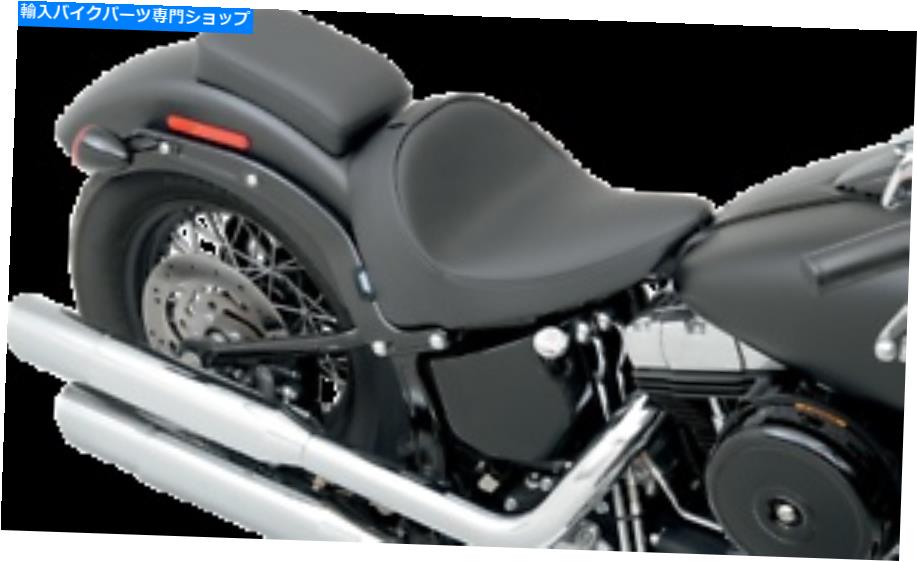 シート オプションのEZグライドバックレストシステムを持つドラッグスペシャリティソロシート0802-0784 Drag Specialties Solo Seat with Optional EZ Glide Backrest System 0802-0784【並行輸入品】