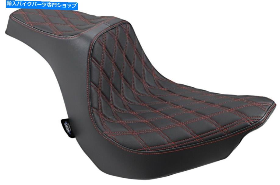 シート 捕食者IIIダイヤモンドビニール2アップシートブラック/レッド0802-1190 18-21ハーリーFLFB Predator III Diamond Vinyl 2-Up Seat Black/Red 0802-1190 For 18-21 Harley FLFB【並行輸入品】|Us Custom Parts Shop USDM