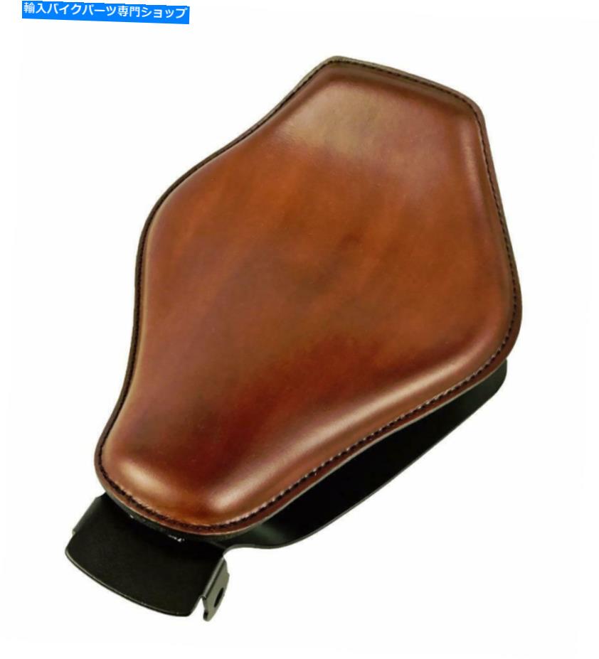 シート 2010-2021スポーツスターハーレースプリングシートブラウンレザースナブノーズマウントキットBCS 2010-2021 Sportster Harley Spring Seat Brown Leather Snub Nose Mount Kit bcs【並行輸入品】