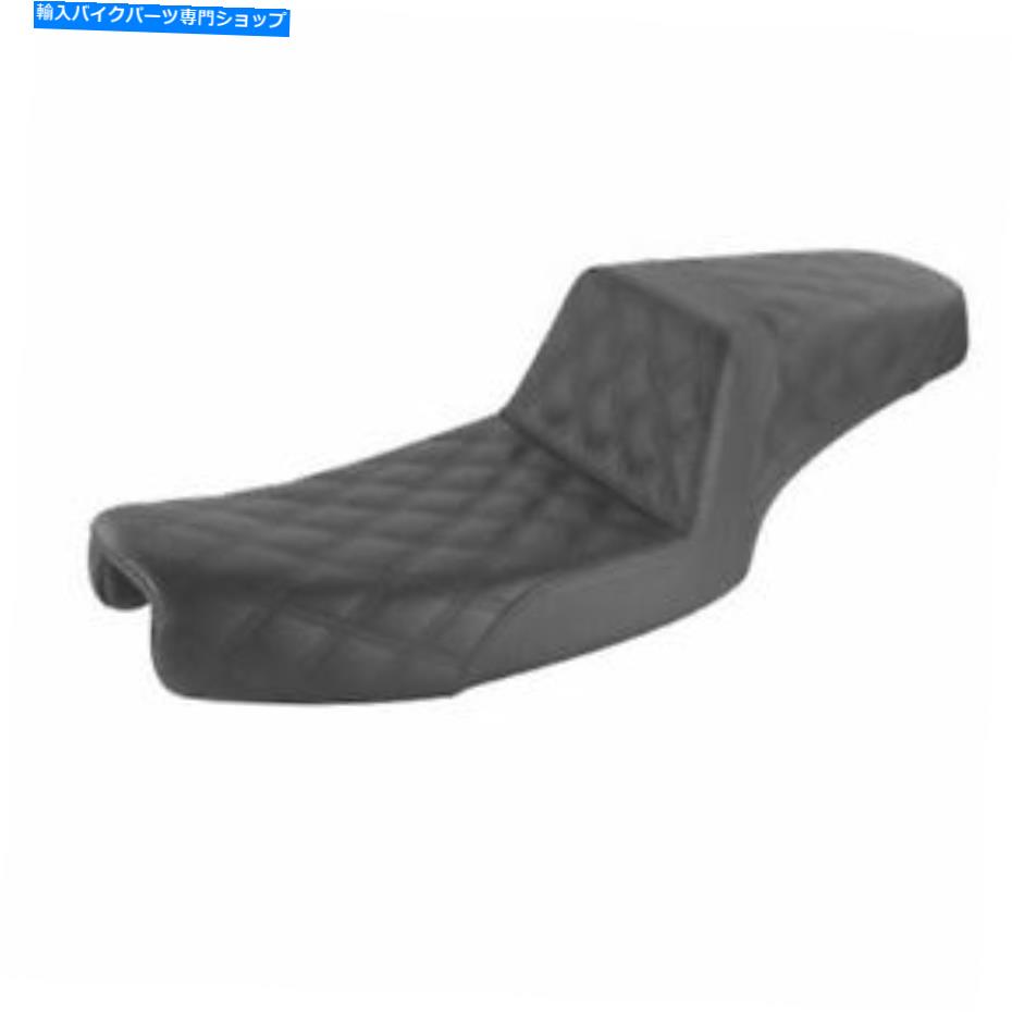 シート サドルメンステップアップシート - 格子ステッチ - DYNA 891-04-175 SADDLEMEN STEP UP SEAT - LATTICE STITCHED - DYNA 891-04-175【並行輸入品】