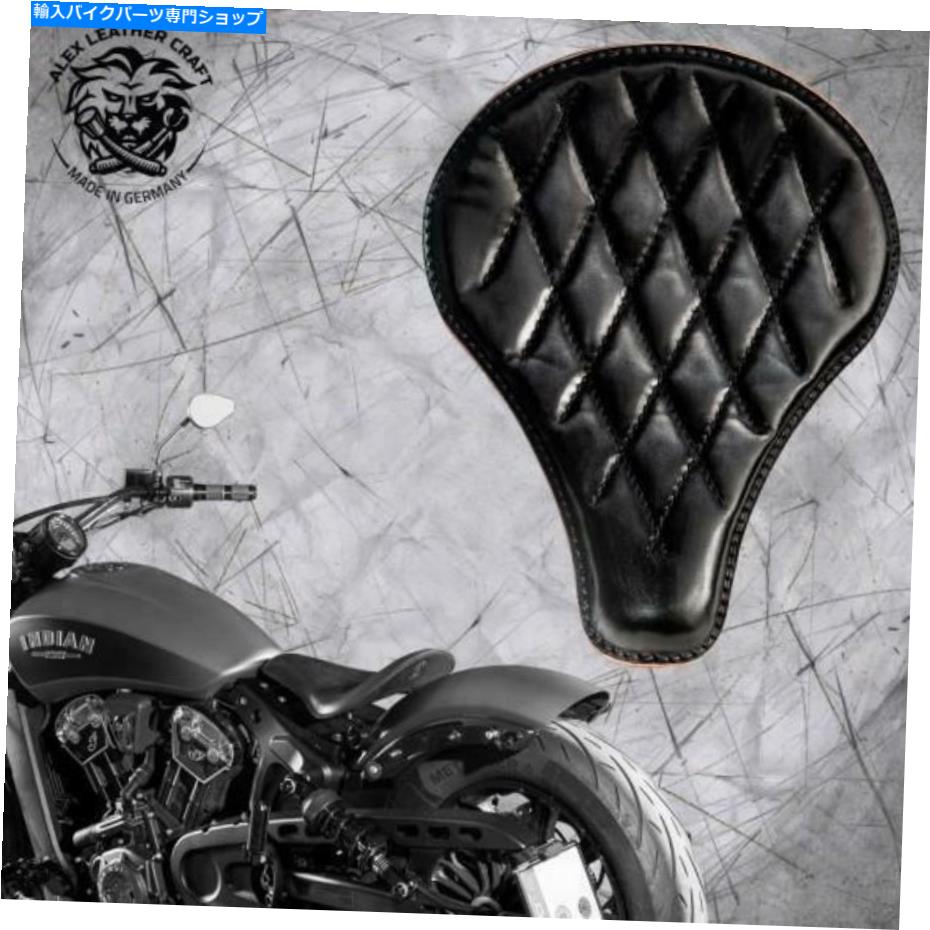 シート Bobber Seat Indian Scout?頂点キット＆スプリングスロングビントブラックV3 Bobber Seat Indian Scout since`17 with mounting kit & springs Long vint black V3【並行輸入品】｜Us Custom Parts Shop USDM