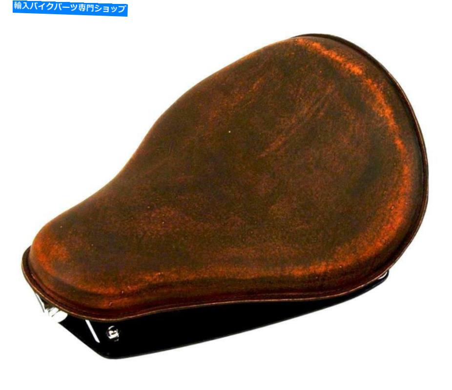 シート 1982-2003ハーレースポーツスターシート201ブラウン遭難皮革変換キットBCS 1982-2003 Harley Sportster Seat 201 Brown Distress Leather Conversion Kit bcs【並行輸入品】
