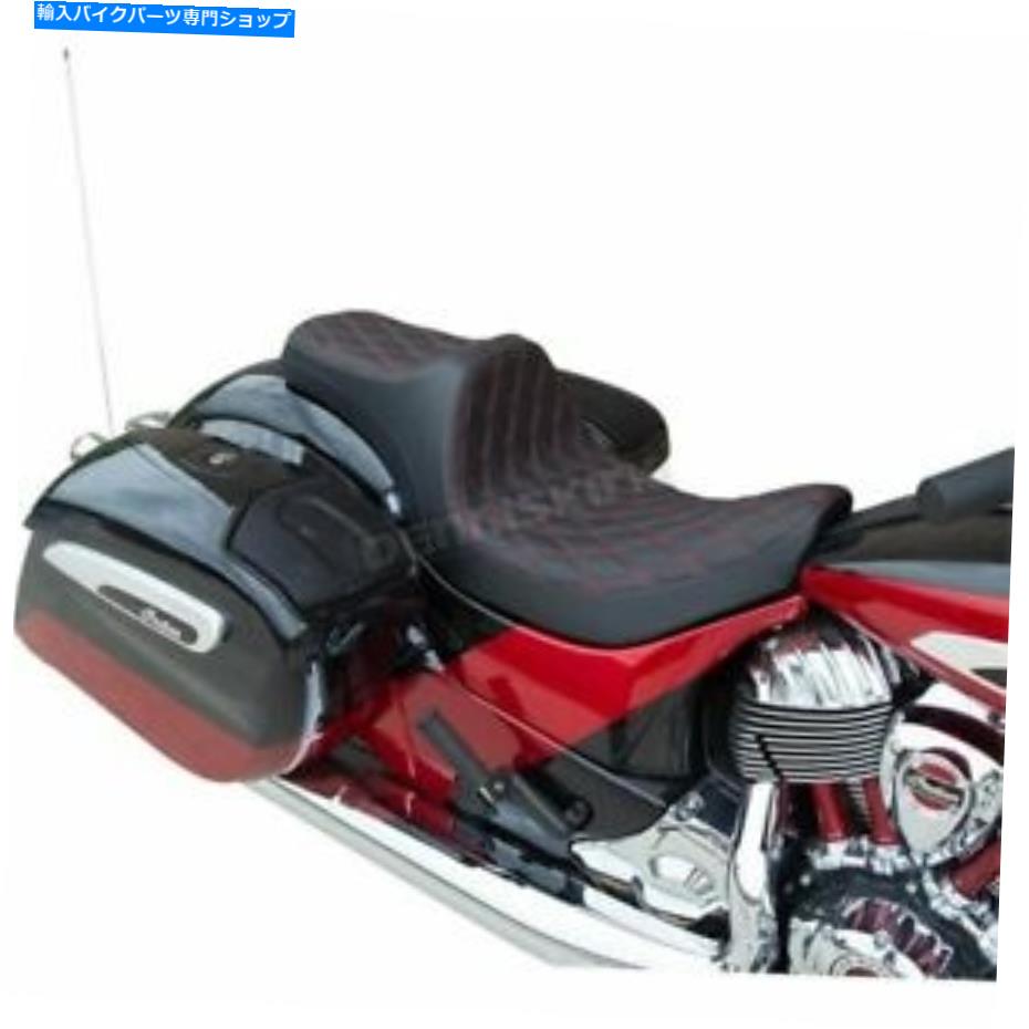 シート ドラッグスペシャリティビニール捕食者IIIダブルダイヤモンドシート - 0810-2264 Drag Specialties Vinyl Predator III Double Diamond Seat - 0810-2264【並行輸入品】