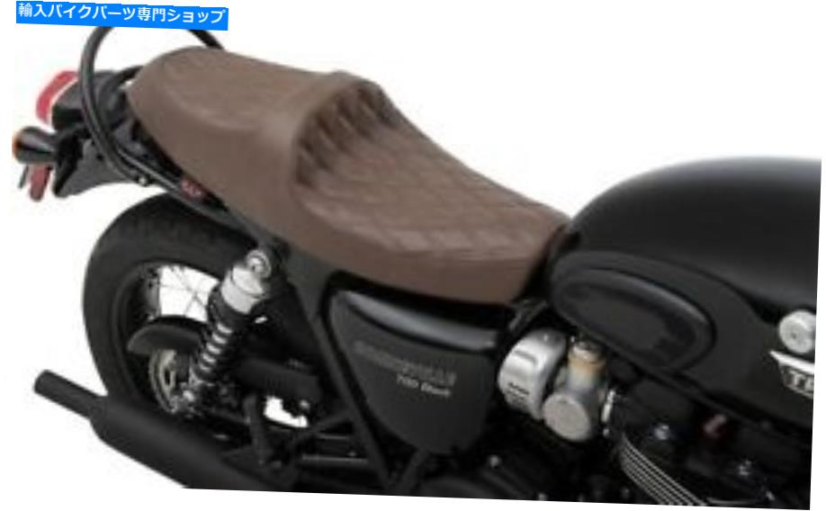 シート Bonneville T100 / 120のための捕食者二重ダイヤモンドビニール2アップシートブラック0810-2212 Predator Double Diamond Vinyl 2-Up Seat Black 0810-2212 For Bonneville T100/120【並行輸入品】
