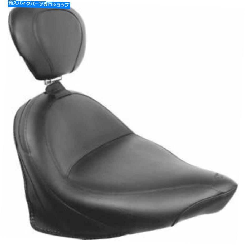シート ドライバーの背もたれのマスタングワイドツーロシート - 79384 Mustang Wide Touring Solo Seat With Driver Backrest - 79384【並行輸入品】