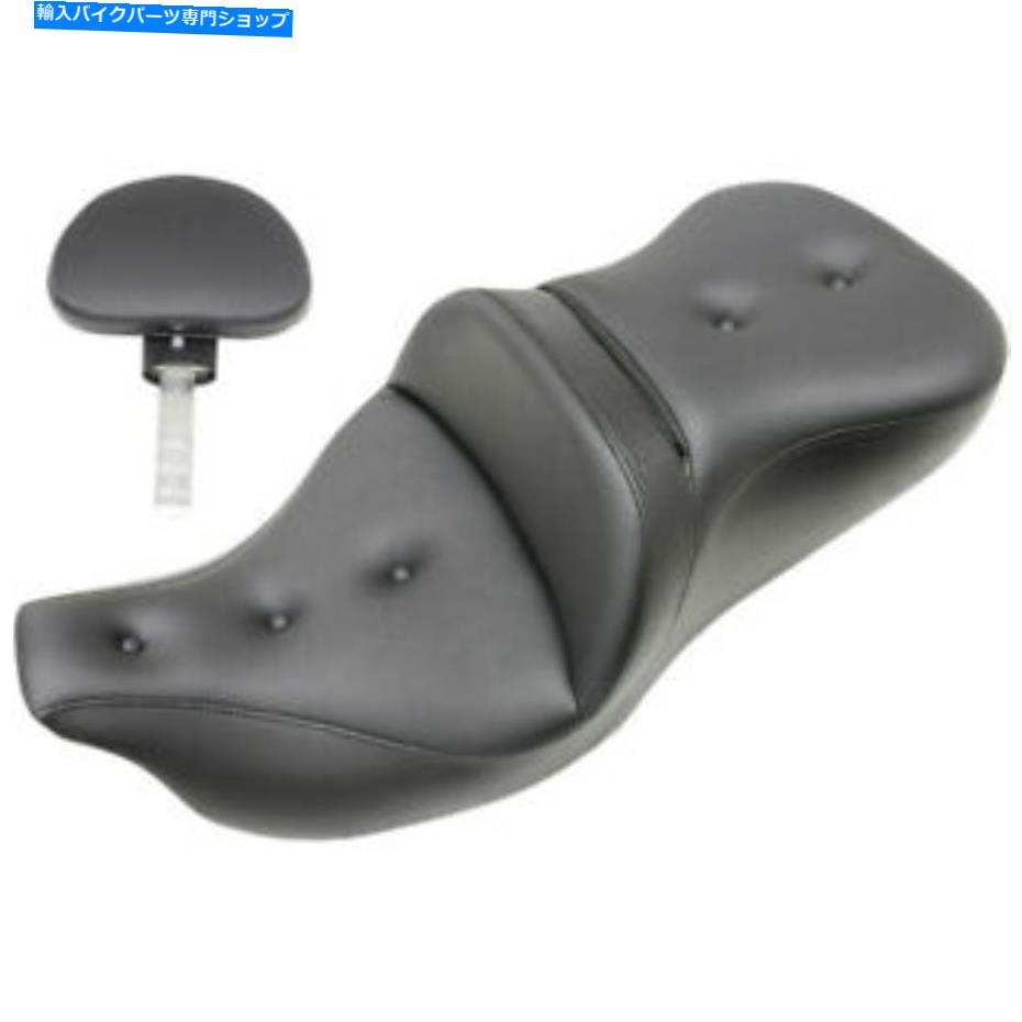 シート Saddlemen Roadsofa Trike Seat - ピロートップ - 背もたれ（ブラック）808-07B-181TBR Saddlemen Roadsofa Trike Seat - Pillow Top - Backrest (Black) 808-07B-181TBR【並行輸入品】