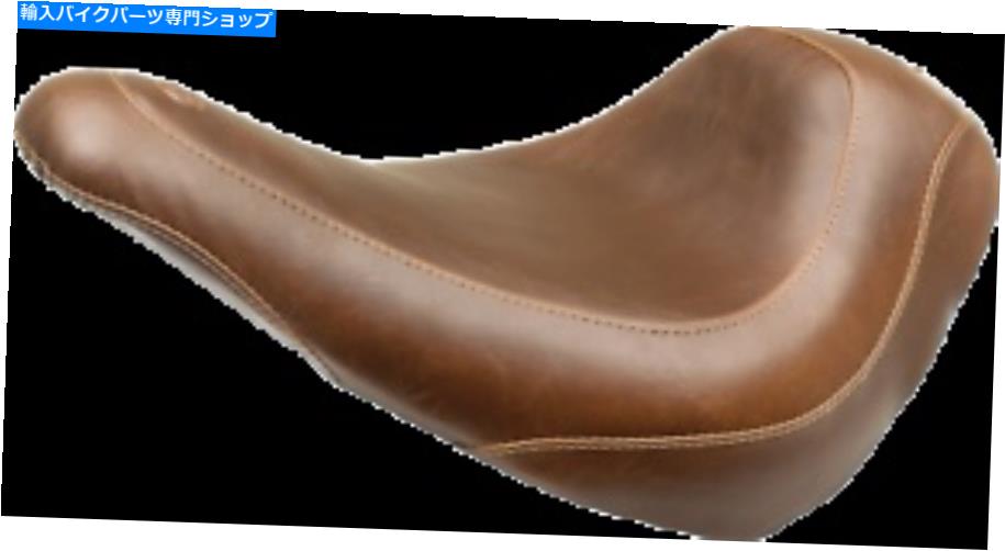 シート マスタングワイドトリプターソロシートブラウンスムースフロント - 背もたれなし83038 Mustang Wide Tripper Solo Seat Brown Smooth Front - without Backrest 83038【並行輸入品】