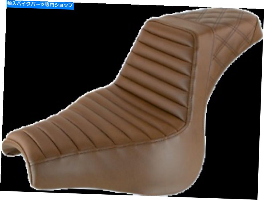 シート サドルメン茶色のフロントTR /リアLS昇進席818-28-176BR Saddlemen Brown Front TR/Rear LS Step-Up Seats 818-28-176BR【並行輸入品】
