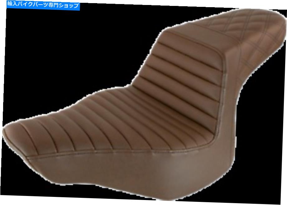 シート サドルメン茶色のフロントTR /リアLS昇圧シート813-27-176BR Saddlemen Brown Front TR/Rear LS Step-Up Seats 813-27-176BR【並行輸入品】