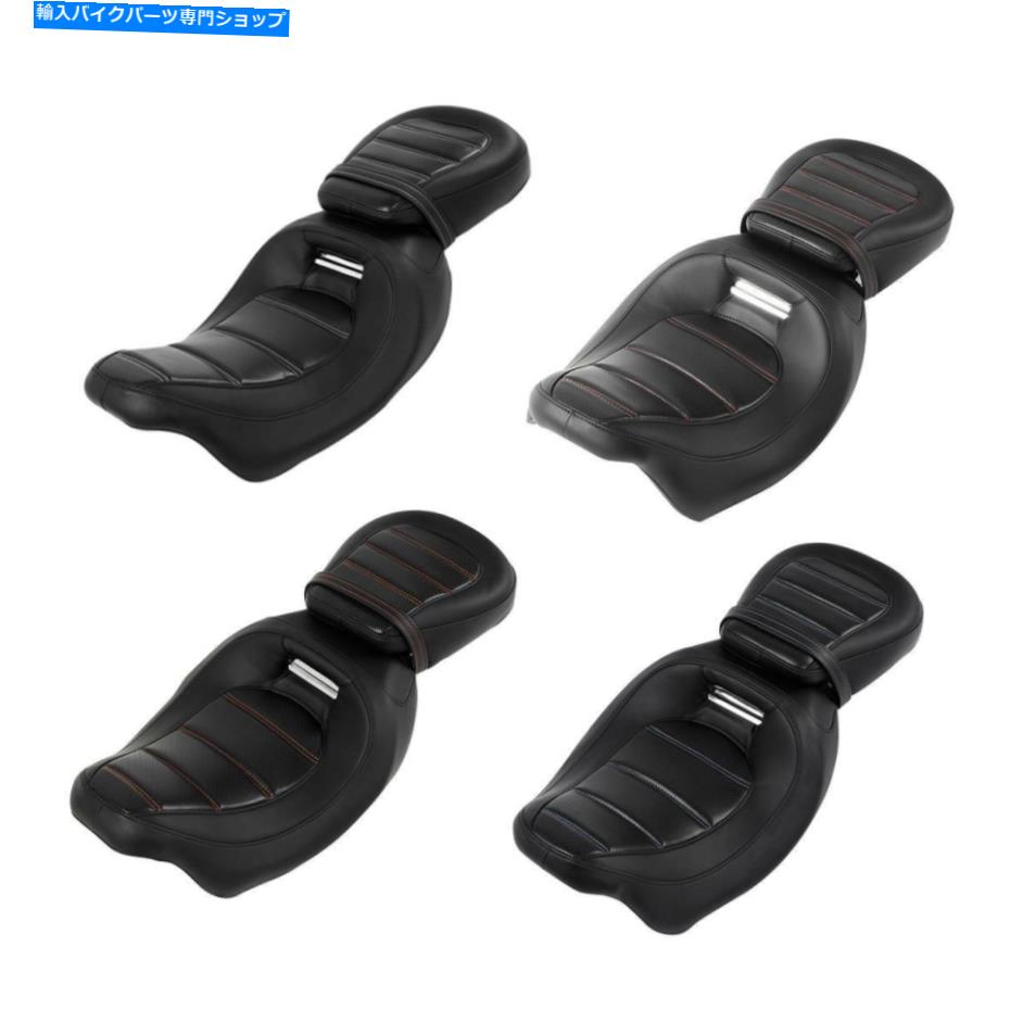 シート 運転席旅客ピリオンシートフィットCVOストリートグライド2009-2021 Driver Passenger Pillion Seat Fit For Harley Touring CVO Street Glide 2009-2021【並行輸入品】