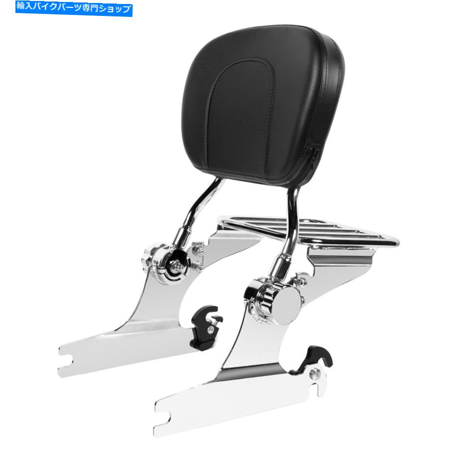 シーシーバー ハーレーダビッドソンソフト00-17 SOSAIL SISSY BARバックレストラゲッジラック For Harley-Davidson Softail 00-17 Softail Sissy Bar Backrest with Luggage Rack【並行輸入品】