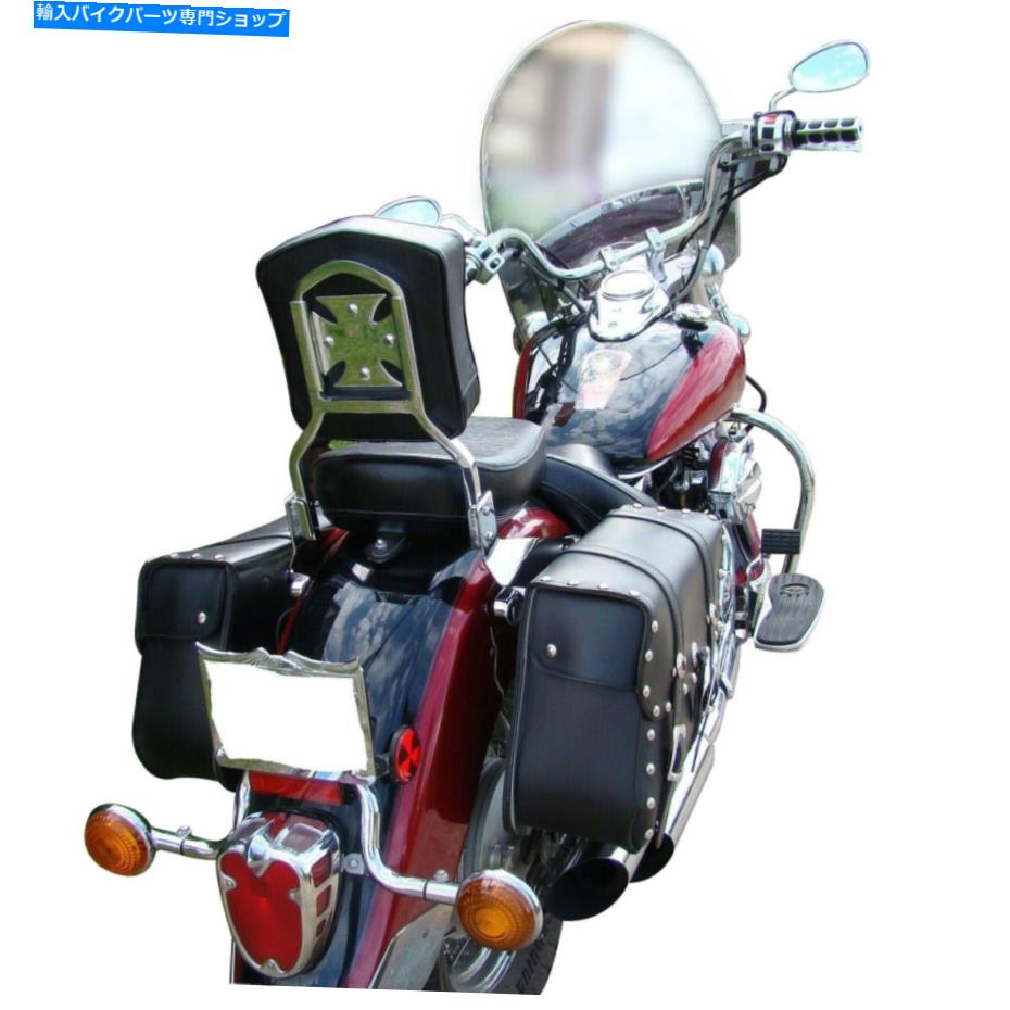 シーシーバー ヤマハvスター650クラシックのための荷物ラック付きのSissy Bar / Backrest Sissy Bar/Backrest With Luggage Rack for Yamaha V Star 650 Classic【並行輸入品】