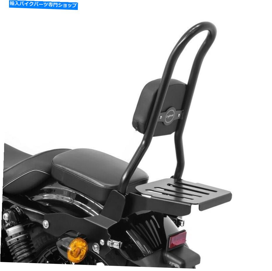 シーシーバー Sissy Bar Ohio L for Harley Sportster 1200 Nightster 08-12 W。荷物ラックブラック Sissy Bar Ohio L for Harley Sportster 1200 Nightster 08-12 w. luggage rack black【並行輸入品】