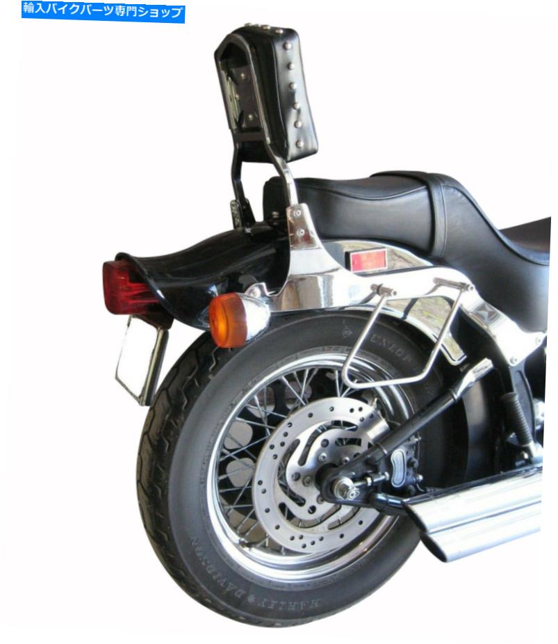 シーシーバー ハーレーソフト用バックレストw / 200mmリアタイヤのスタッドド取り外しバー/背もたれ Studded Detachable Sissy Bar/Backrest for Harley Softail w/ 200mm Rear Tire【並行輸入品】 42,131円