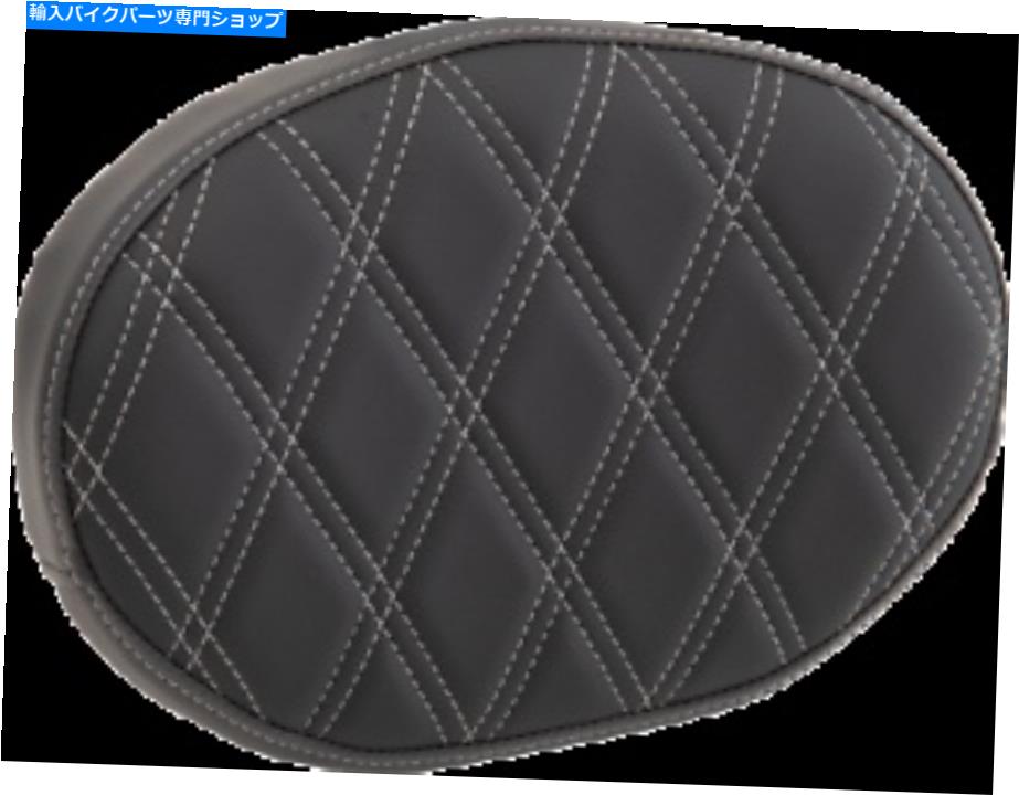 シーシーバー Drag Specialties Sissy Bar Pads Oval Silver Double Diamond 0822-0447 Drag Specialties Sissy Bar Pads Oval Silver Double Diamond 0822-0447【並行輸入品】