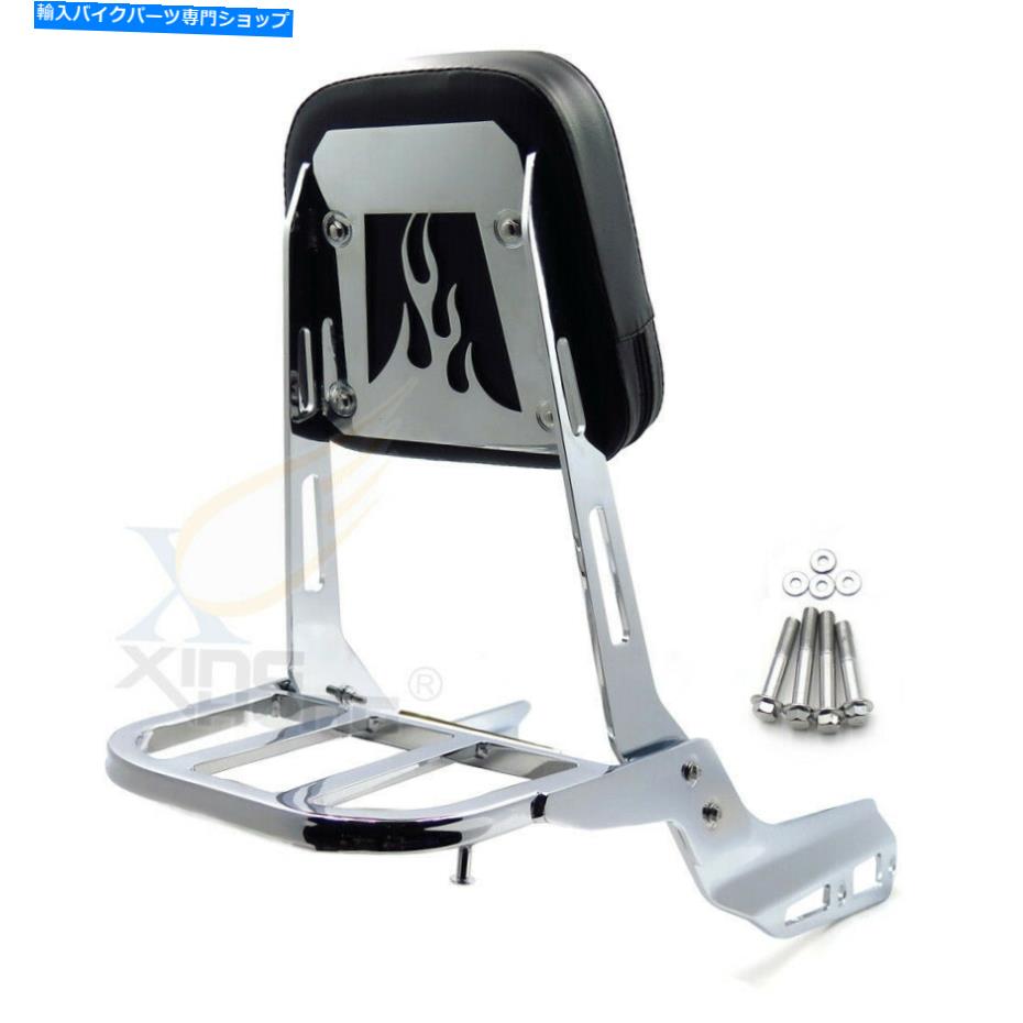 シーシーバー オートバイの炎の背もたれのSissy Bar Pad荷物ラックのためのホンダVTX 1800N R t s Motorcycle Flame Backrest Sissy Bar Pad Luggage Rack For Honda VTX 1800N R T S【並行輸入品】｜Us Custom Parts Shop USDM