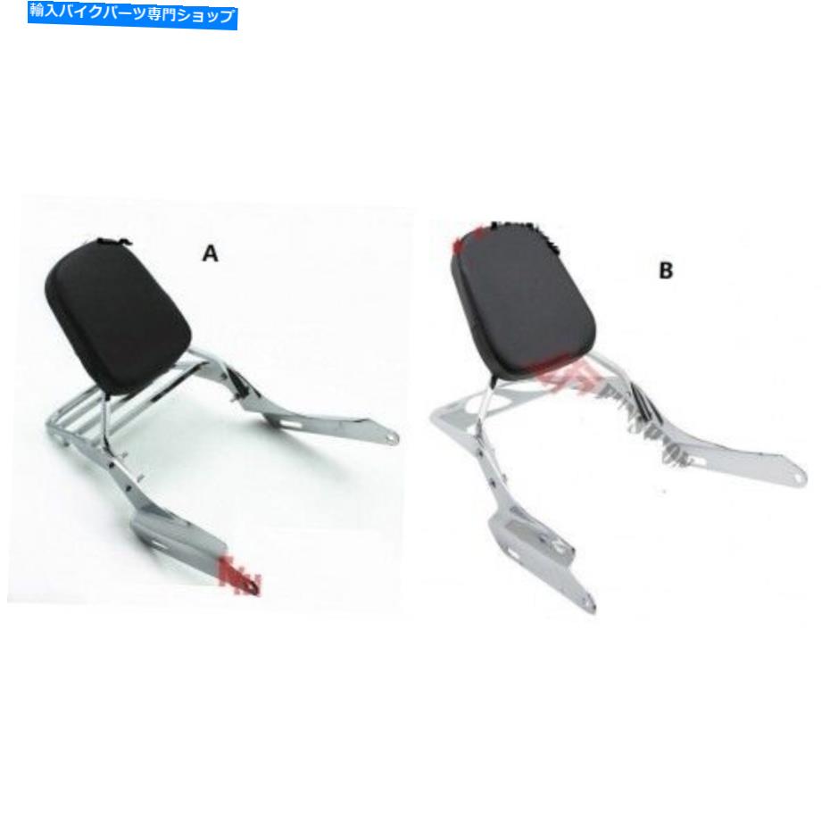 シーシーバー バックレスト・シシーバー荷物掛け屋のためのクッションのためのクッションShada Steed VT VLX600 99-07 Backrest Sissy Bar Luggage Rack Cushion For Honda Shadow Steed VT VLX600 99-07【並行輸入品】