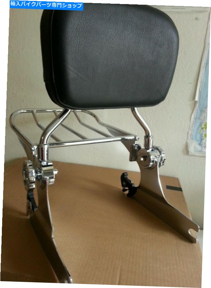 シーシーバー ドッキングキット+新しい取り外し可能背もたれのSissy Bar for Harley Suftail 06up（200mm） Docking kits+New Detachable Backrest Sissy bar for Harley Softail 06up (200mm)【並行輸入品】