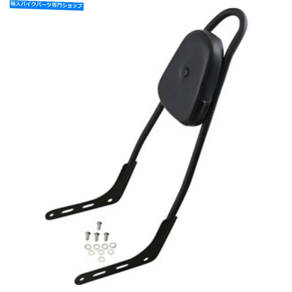 シーシーバー マザーウェルワンピースリアシシーバーパッドマットブラックスカルハーレーフローフラン18 + Motherwell One Piece Rear Sissy Bar Pad Matte Black Skull Harley FLDE FLHC 18+【並行輸入品】