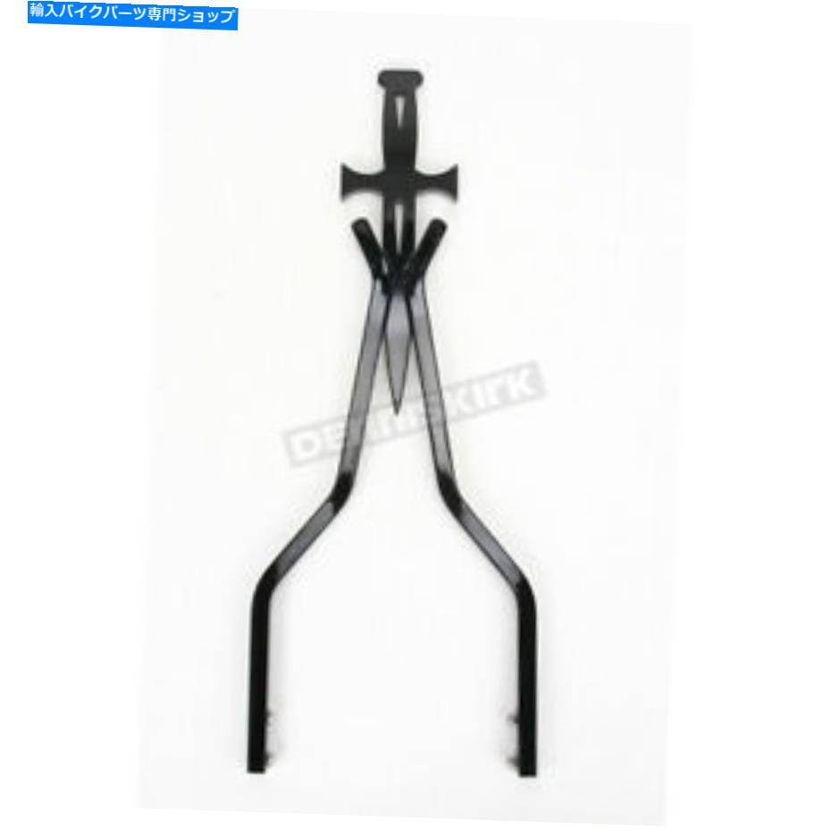 シーシーバー サイクルビジョンブラック18 IN。Daggertude Wide Sissy Bar Stick - CV-8010B Cycle Visions Black 18 in. Daggertude Wide Sissy Bar Stick - CV-8010B【並行輸入品】