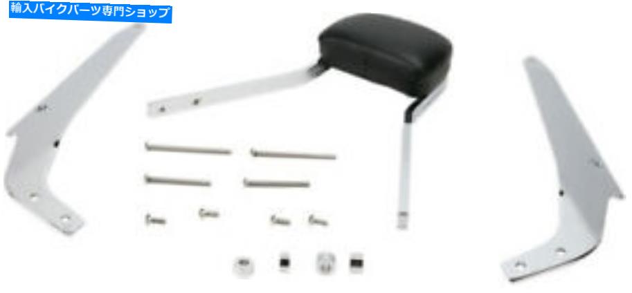 シーシーバー コブラミニスクエアシッシーバー02-4842クロームバックレスト08-0448 1501-0266 Cobra Mini Square Sissy Bar 02-4842 Chrome Backrest 08-0448 1501-0266【並行輸入品】