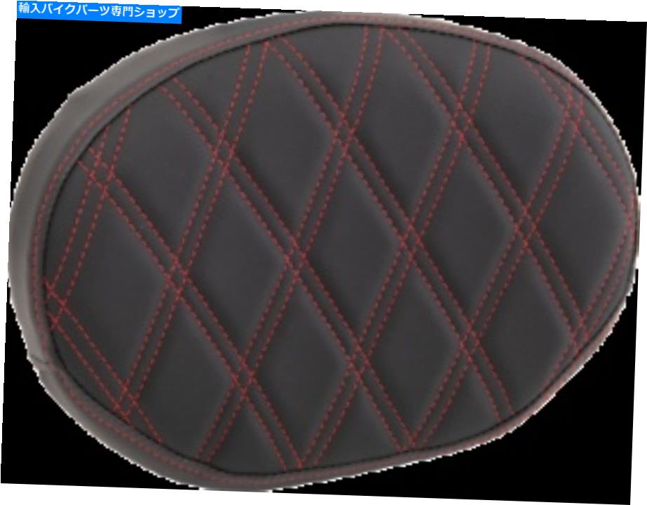 シーシーバー Drag Specialties Sissy Bar Pads Oval Red Double Diamond 0822-0448 Drag Specialties Sissy Bar Pads Oval Red Double Diamond 0822-0448【並行輸入品】