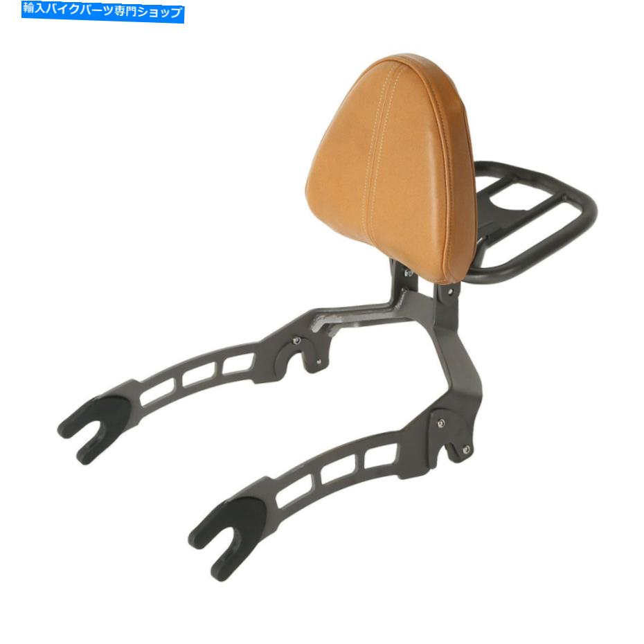 シーシーバー インド2019-2020スカウトABSのための乗客の背もたれのSissy Bar Pad Seat W /ラックフィット Passenger Backrest Sissy Bar Pad Seat W/ Rack Fit For Indian 2019-2020 Scout ABS【並行輸入品】