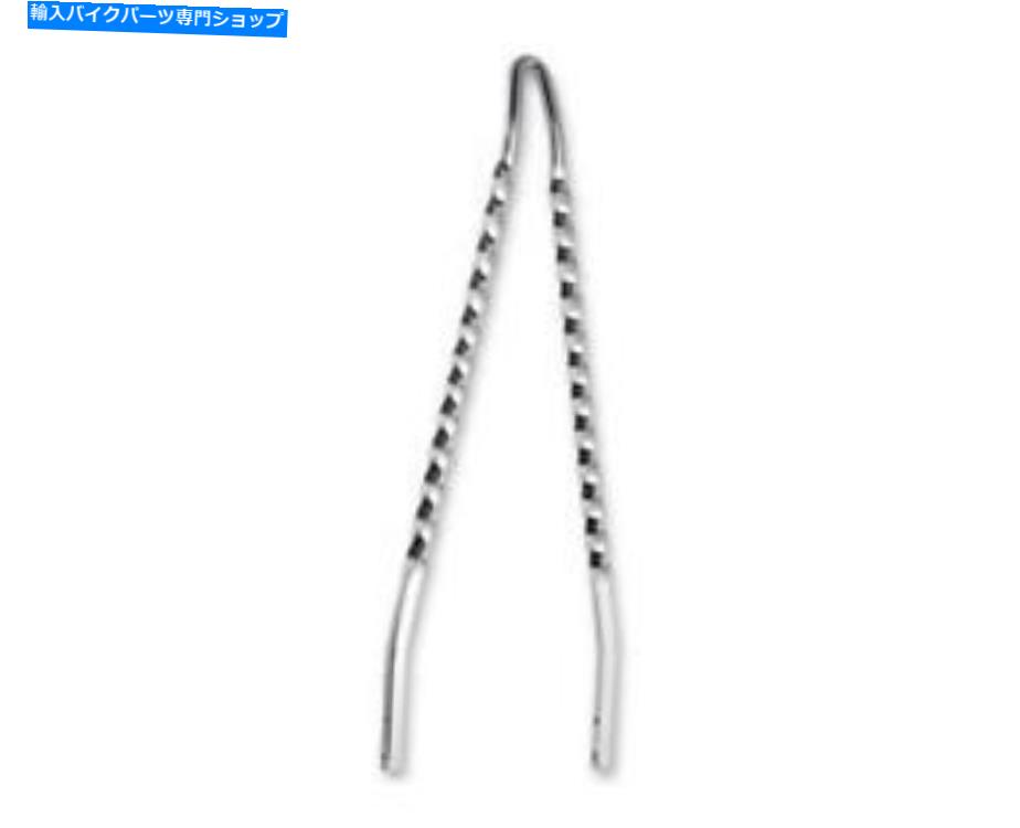 シーシーバー サイクルビジョンCV-8041ツイストスティックSissy Bar - 18 In。 - クロム Cycle Visions CV-8041 Twisted Sticks Sissy Bar - 18in. - Chrome【並行輸入品】