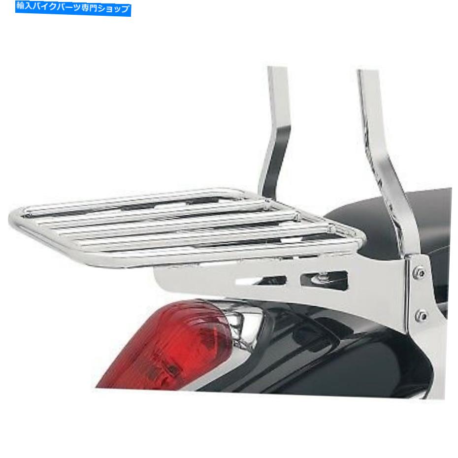 シーシーバー COBRA - 6023501 - Cobra Sissy Bar、Chrome Harley-Davのためのチューブスタイルの荷物棚 Cobra - 6023501 - Tube-Style Luggage Rack for Cobra Sissy Bar, Chrome Harley-Dav【並行輸入品】