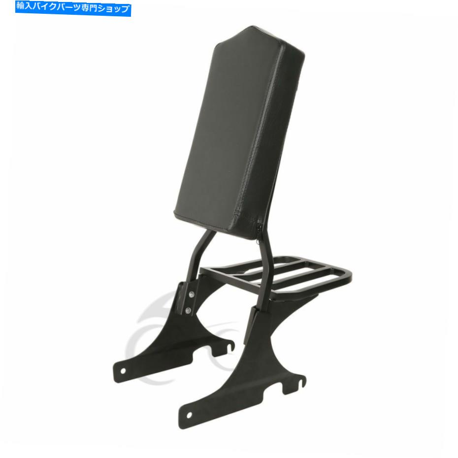 シーシーバー 背もたれのSissy Bar荷物ラックフィットハーレーソフトFXSTS FXSTC 84-99ブラック Backrest Sissy Bar Luggage Rack Fit For Harley Softail FXSTS FXSTC 84-99 Black【並行輸入品】