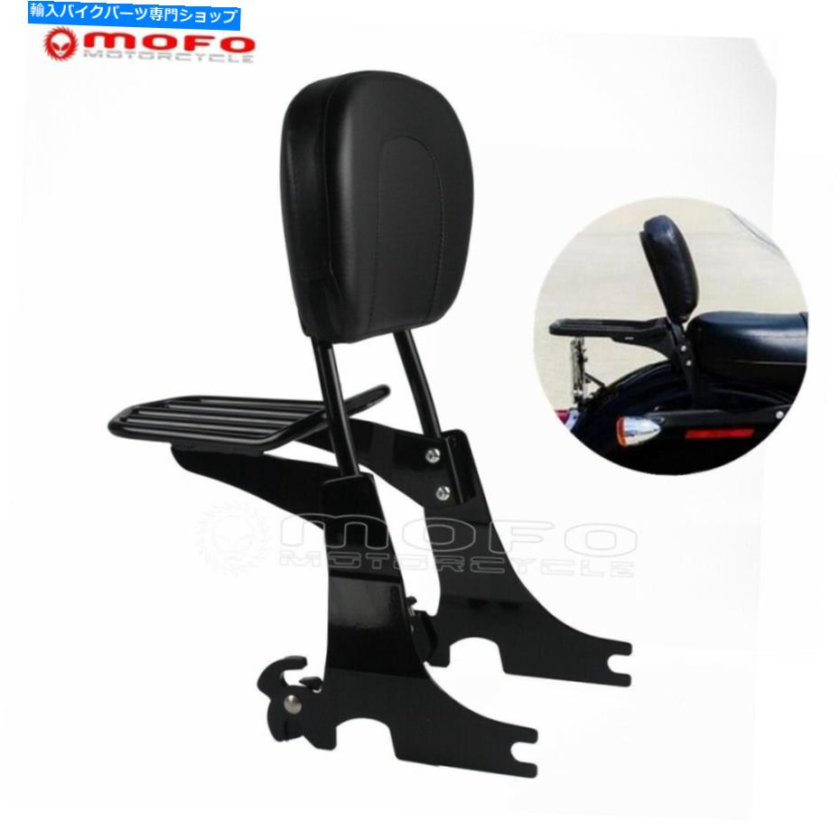 シーシーバー ハーレースポーツスター883（1994-2003）のための旅客Sissy Barの背もたれのラック Passenger Sissy Bar Backrest Luggage Rack For Harley Sportster 883 (1994-2003)【並行輸入品】