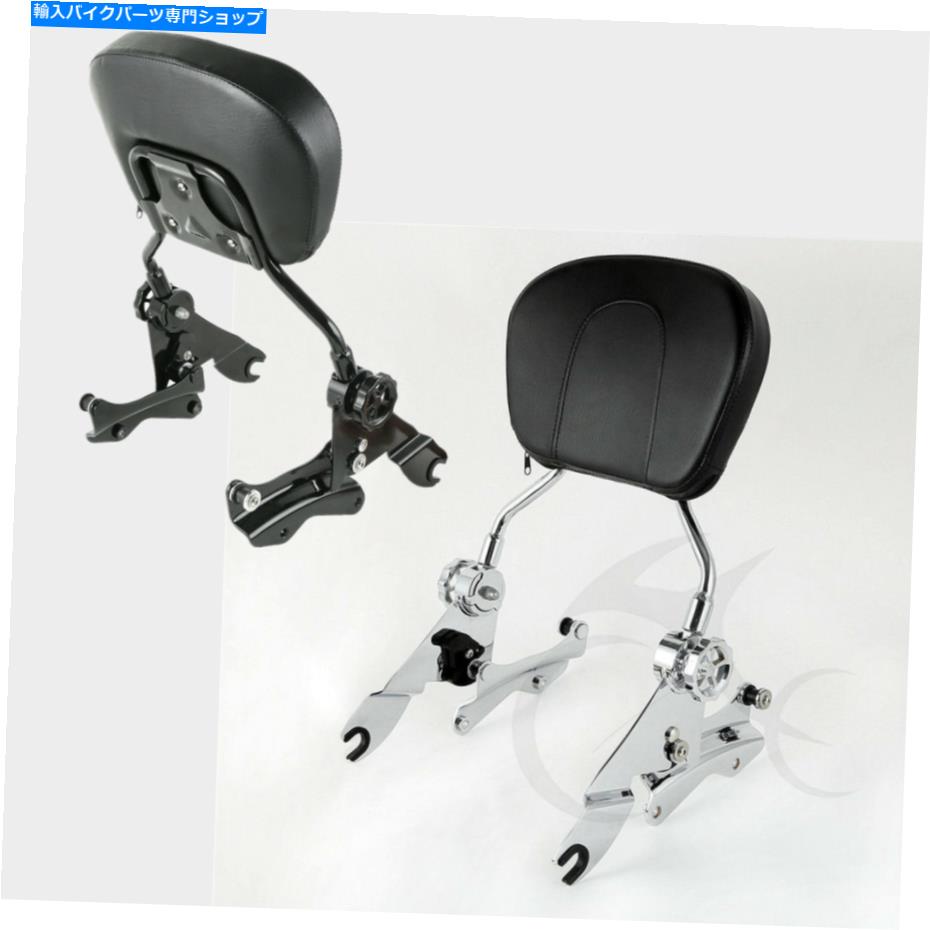 シーシーバー Sissy Bar Dockrest 4ポイントドッキングキット用ハーレーツーリング2014-2018 Chrome / Black Sissy Bar Backrest 4 Point Docking Kit For Harley Touring 2014-2018 Chrome/Black【並行輸入品】|Us Custom Parts Shop USDM
