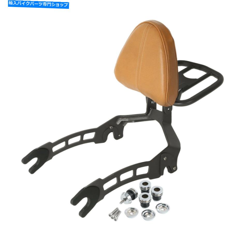 シーシーバー Indian 19-20スカウト60腹筋のためのSissy Bar旅客の背もたれの排出スプール Sissy Bar Passenger Backrest Mouting Spools Fit For Indian 19-20 Scout Sixty ABS【並行輸入品】